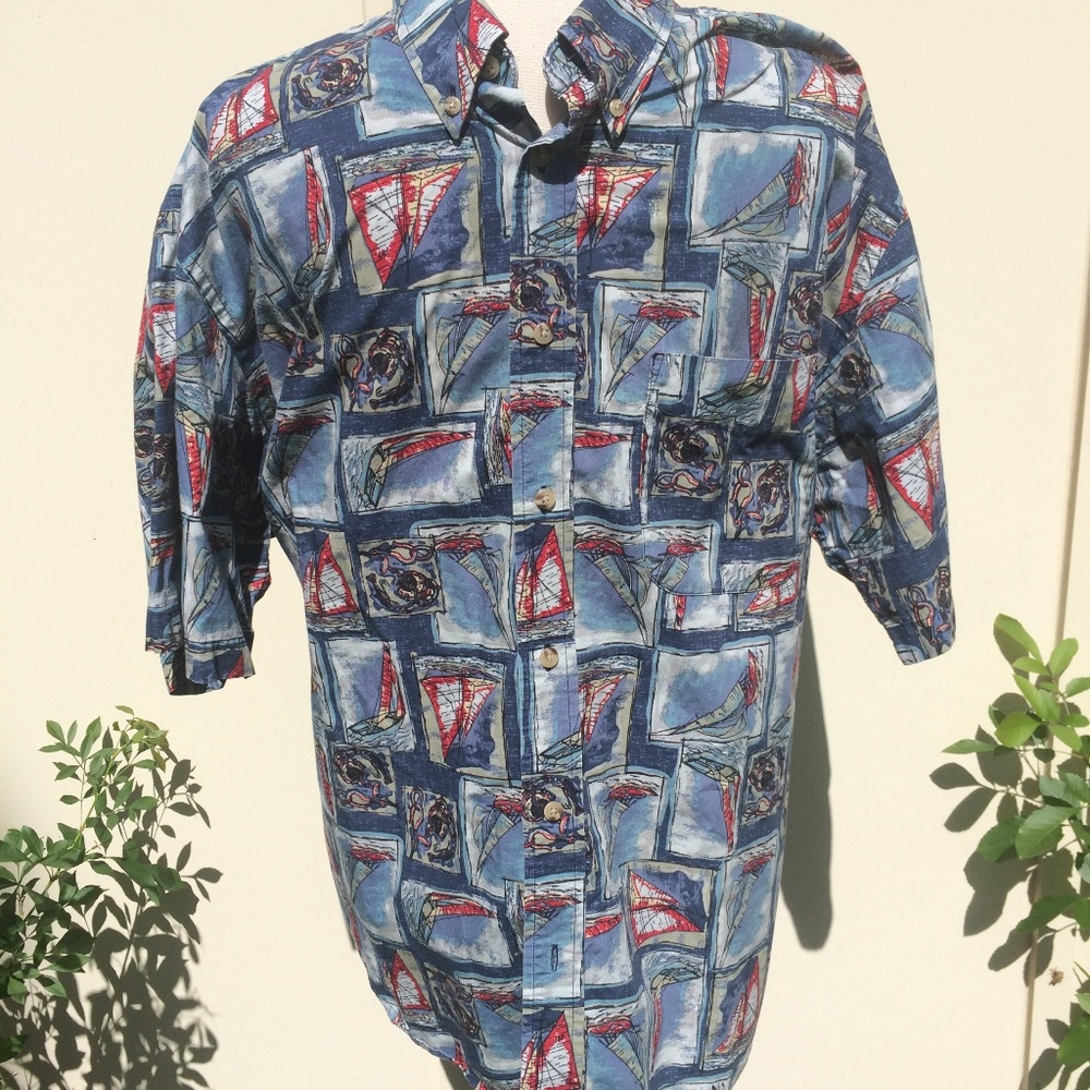 Natural Issue Sz XL Classic Fit Sailing Shirt